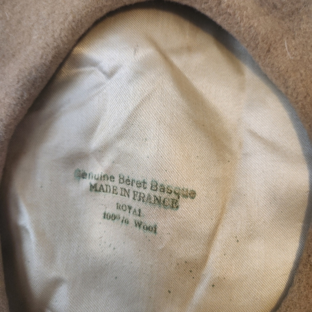 Vintage Wool Beret Baque Made in France - Picture 5 of 6